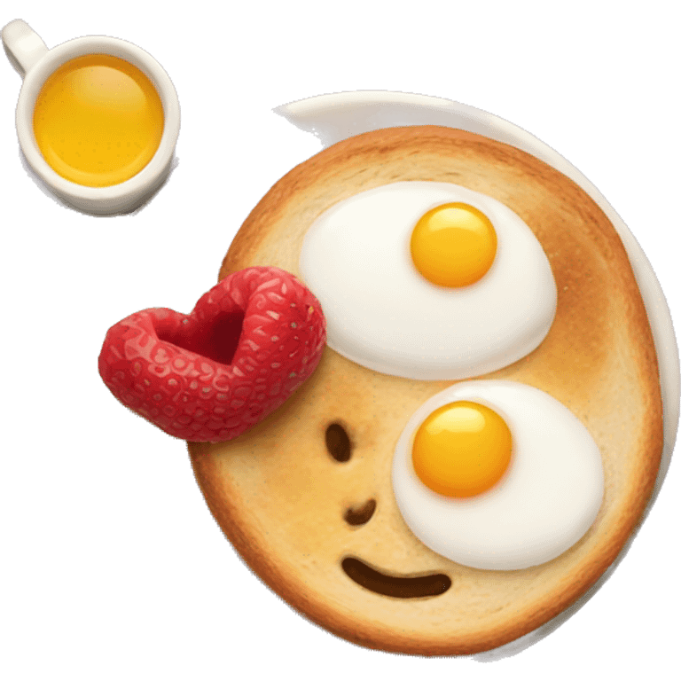 Cute breakfast emoji