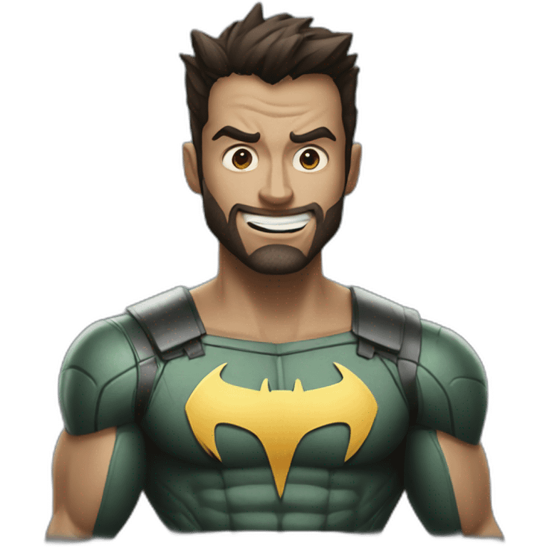 Wolverin sur spider man emoji