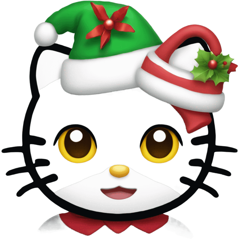 Christmas hello kitty  emoji