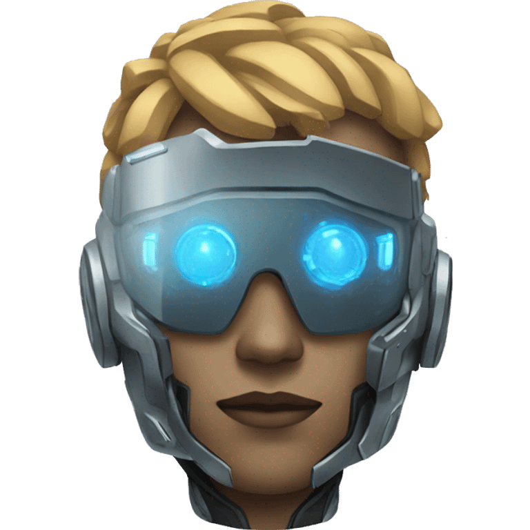 Futuristic Cyber Man emoji