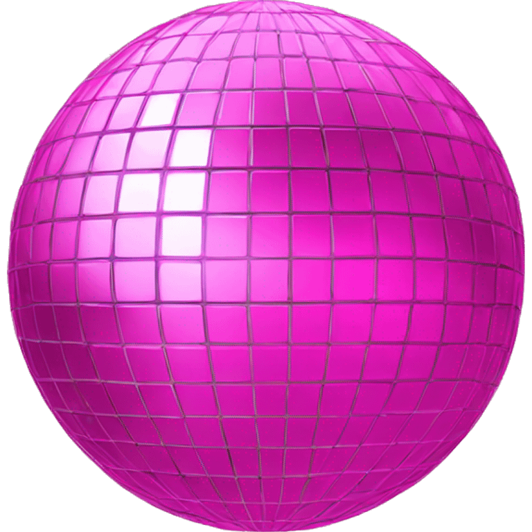 Pink disco ball emoji