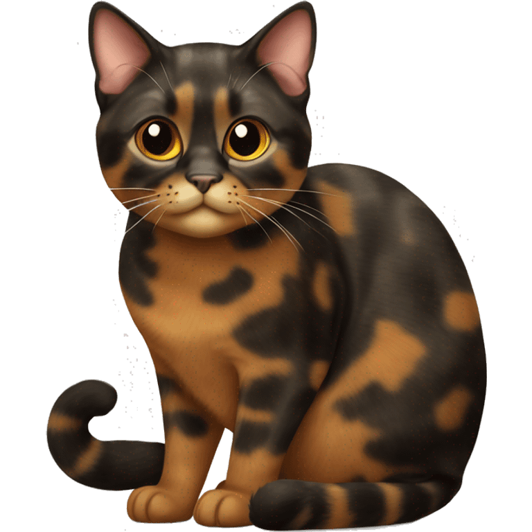 tortoiseshell cat emoji