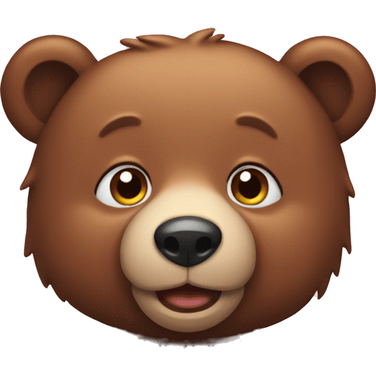 Cute bear emoji