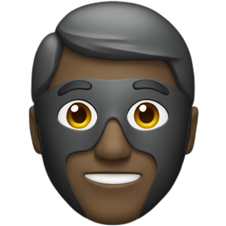 Mask man emoji