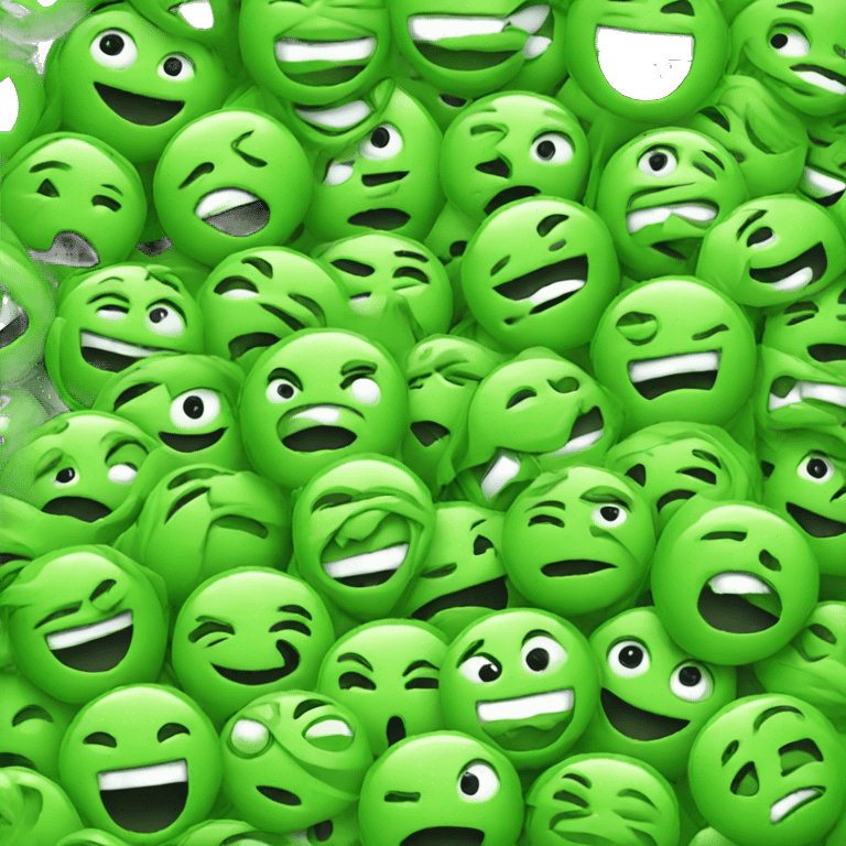 Green emojis  emoji