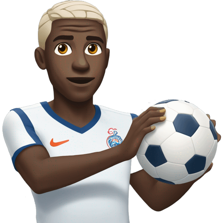 Victor Osimhen with a ball emoji