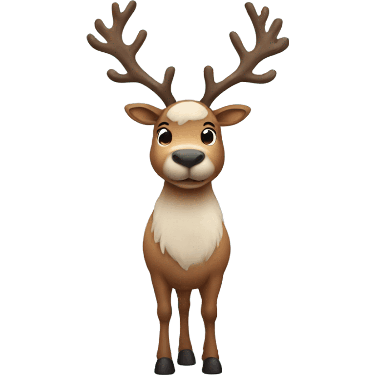 reindeer full body emoji