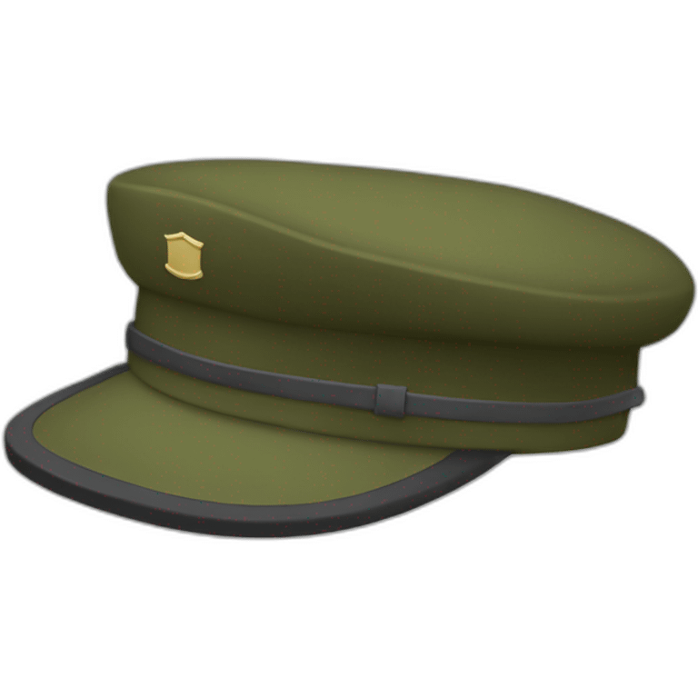 a Military cap emoji