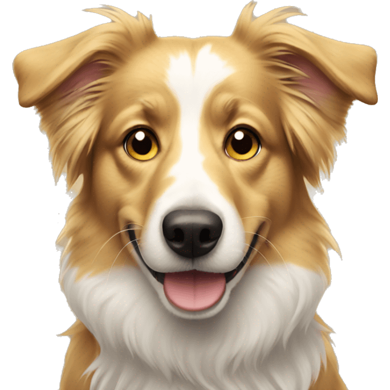 Golden Aussie dog emoji