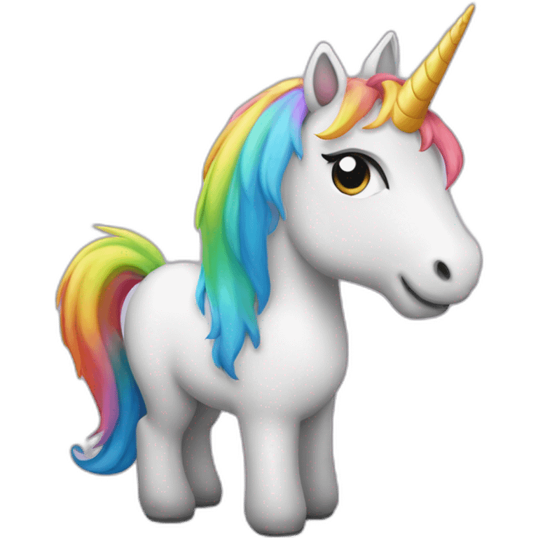 Licorne debout emoji