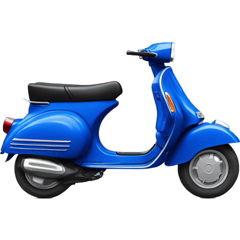 Cobalt blue vespa emoji