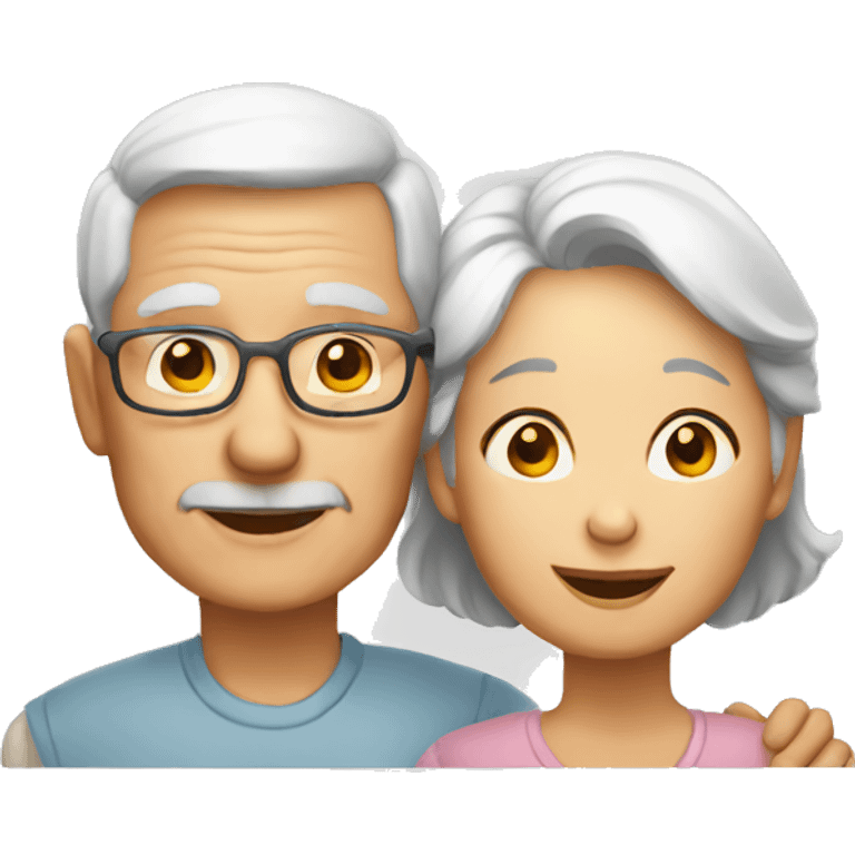 Old couple  emoji