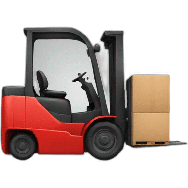 Forklift in red emoji