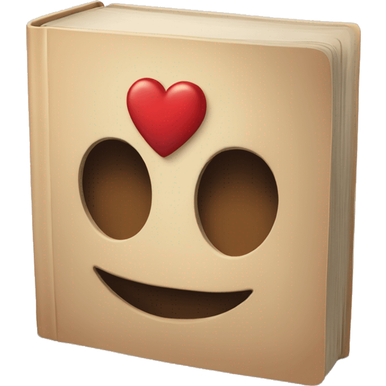 Heart stopper book emoji