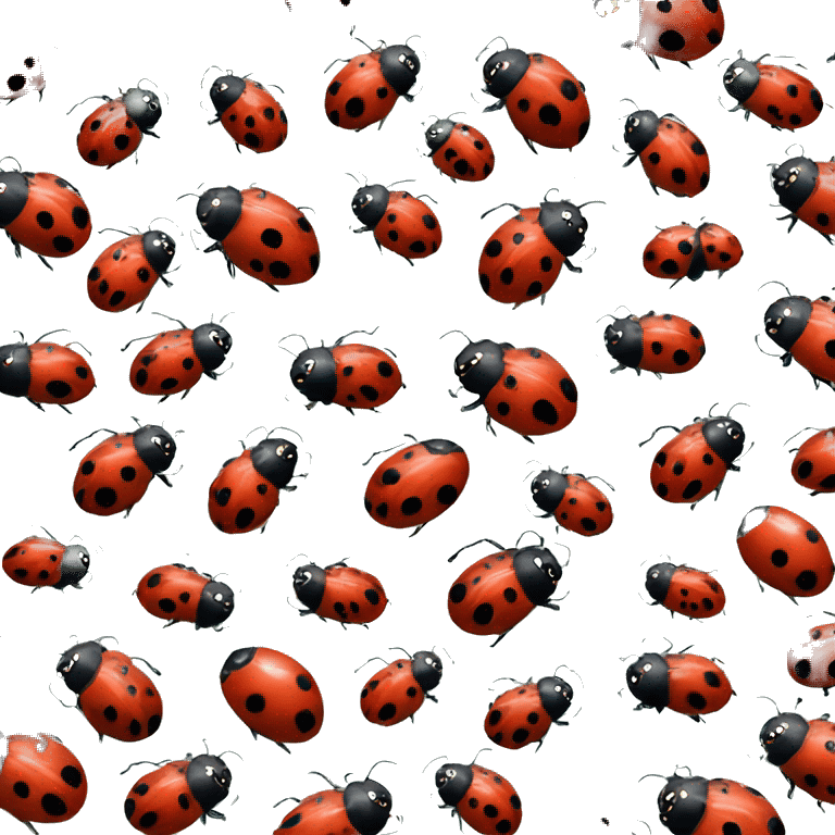 ghibli style ladybugs emoji