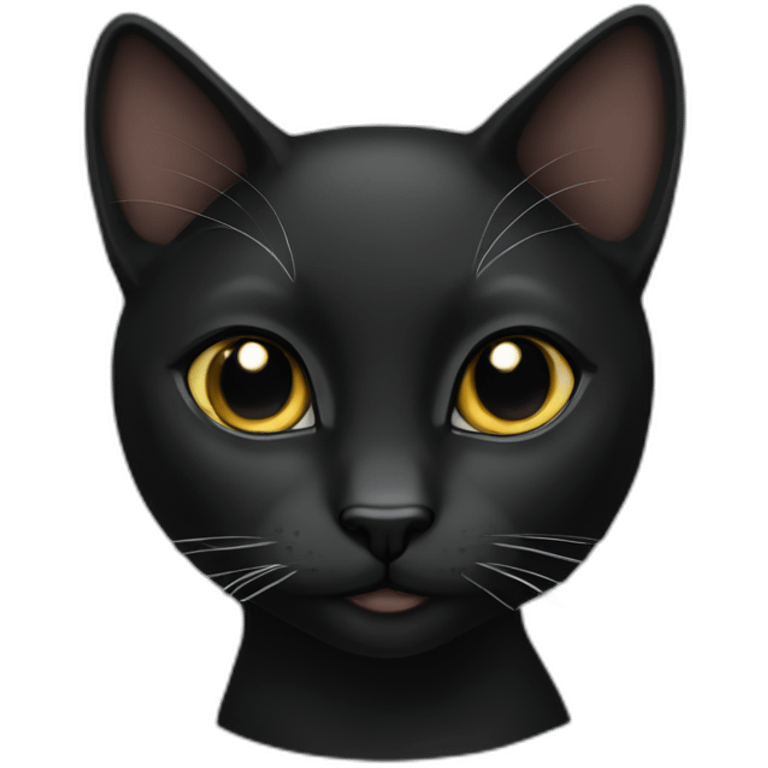 black she cat emoji