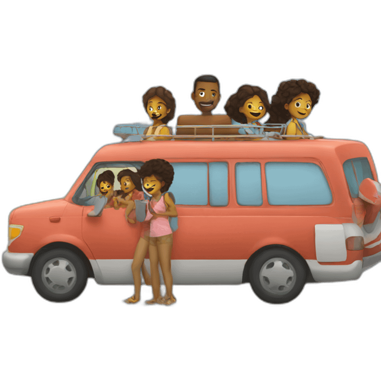 family road trip emoji