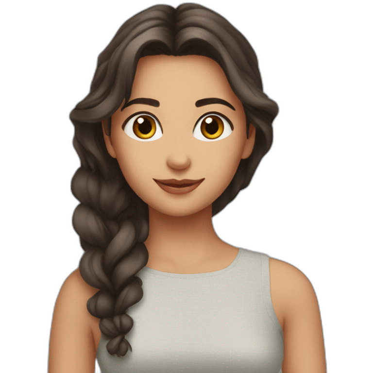 A beautiful girl with Rizwan emoji