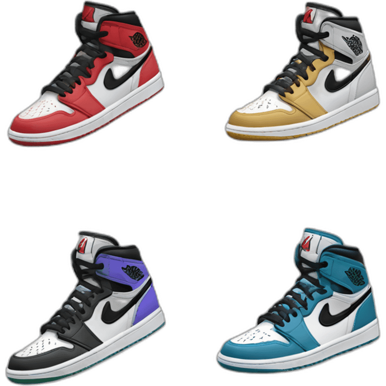 air jordan one emoji