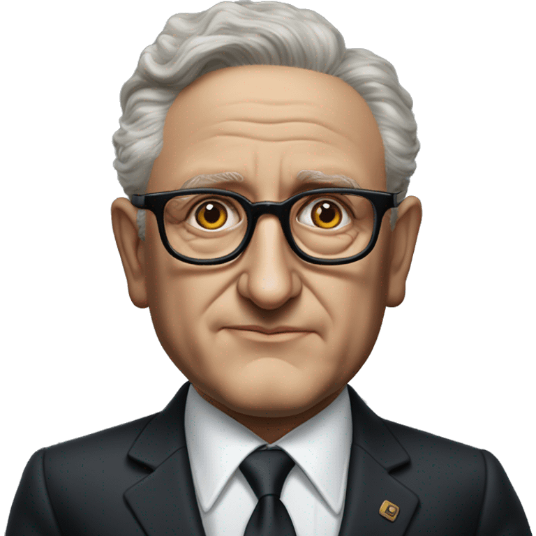 photorealistic Henry Kissinger young emoji