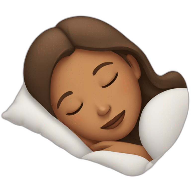 sleeping woman emoji