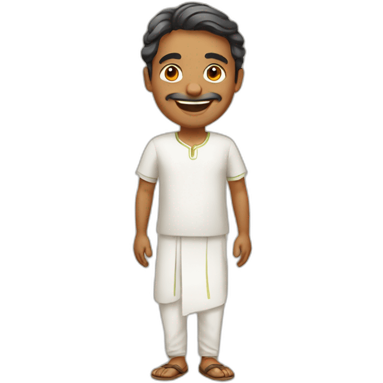 Happy Bengali man emoji