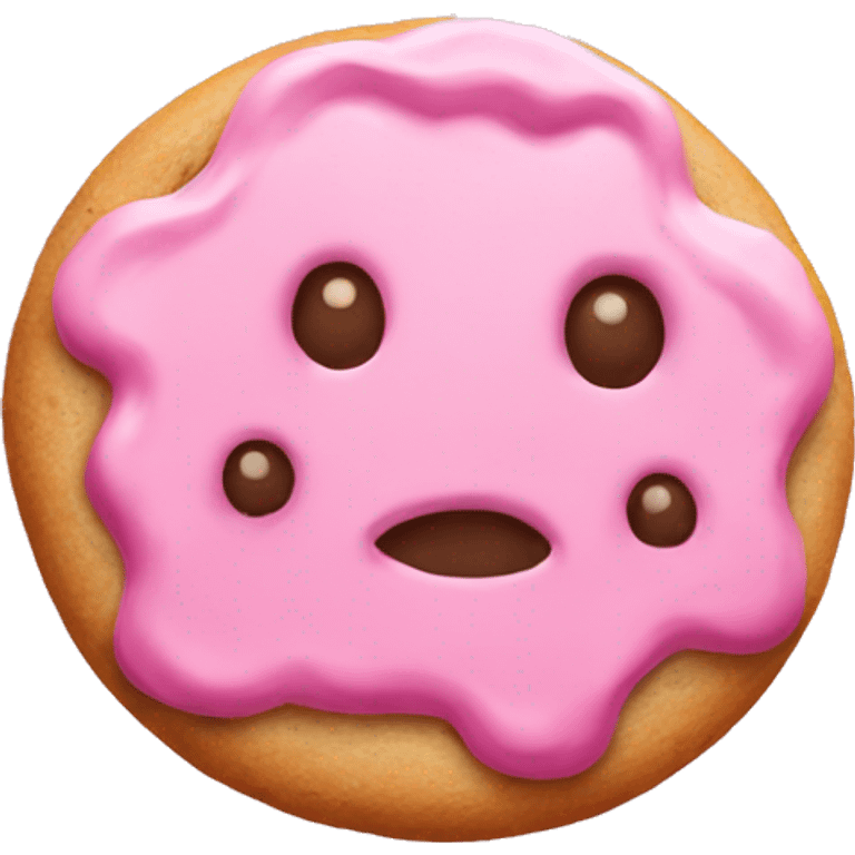 Pink cookies emoji