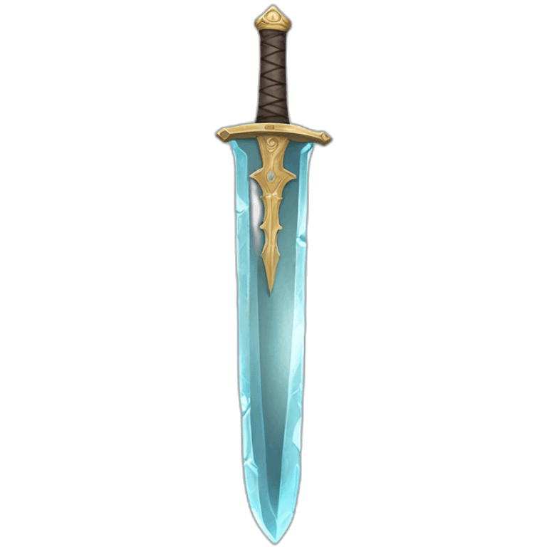 Very Super Duper Long Sword with Ice emoji