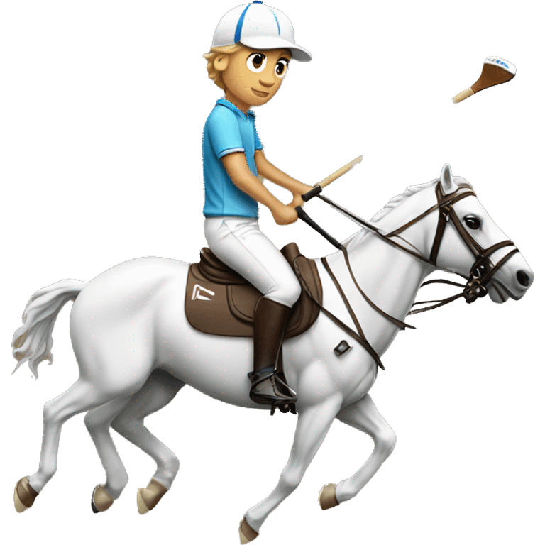 Polo player emoji