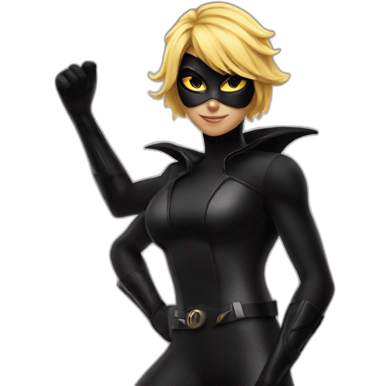 cat noir superhero miraculous emoji