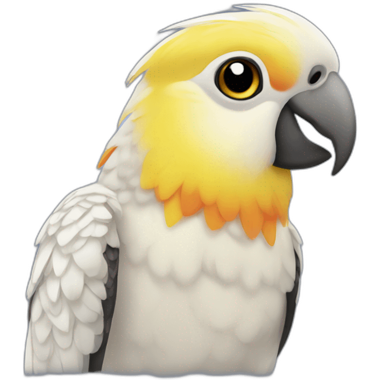 Cockatiel parrot emoji