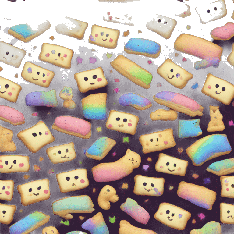 poptart kitty rainbow emoji