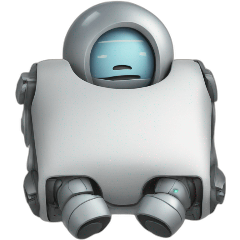 sleeping robot emoji