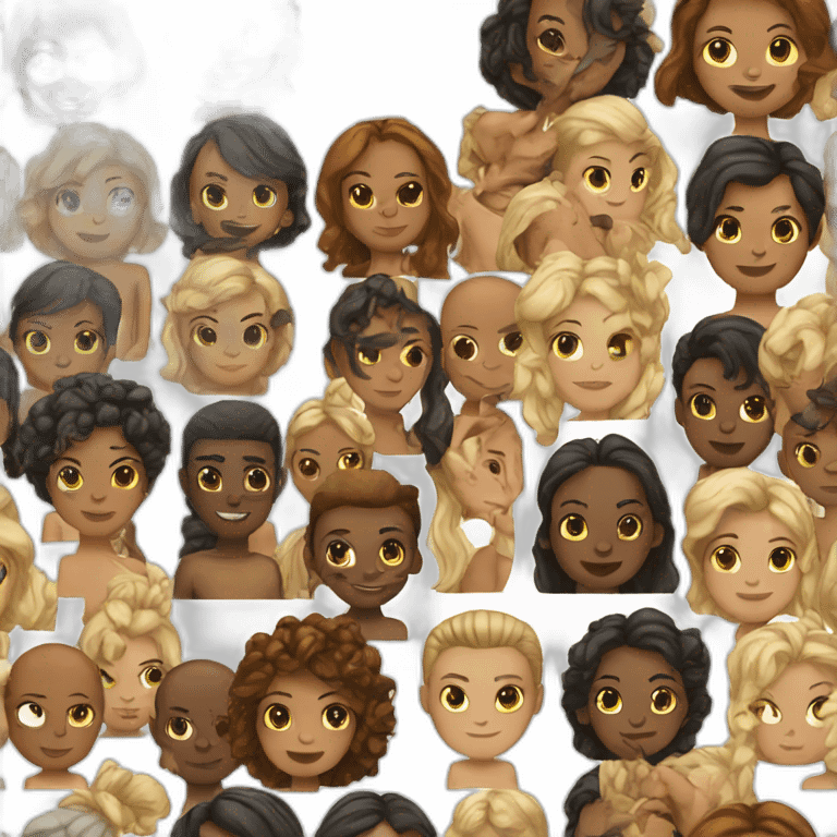 different races emoji