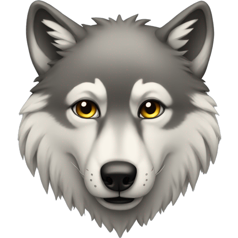 Love wolf emoji