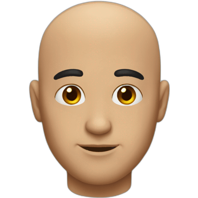 bald guy with bushy eyebrows emoji