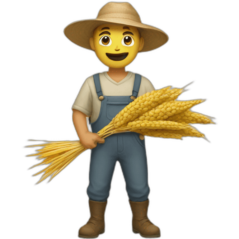 harvest man emoji