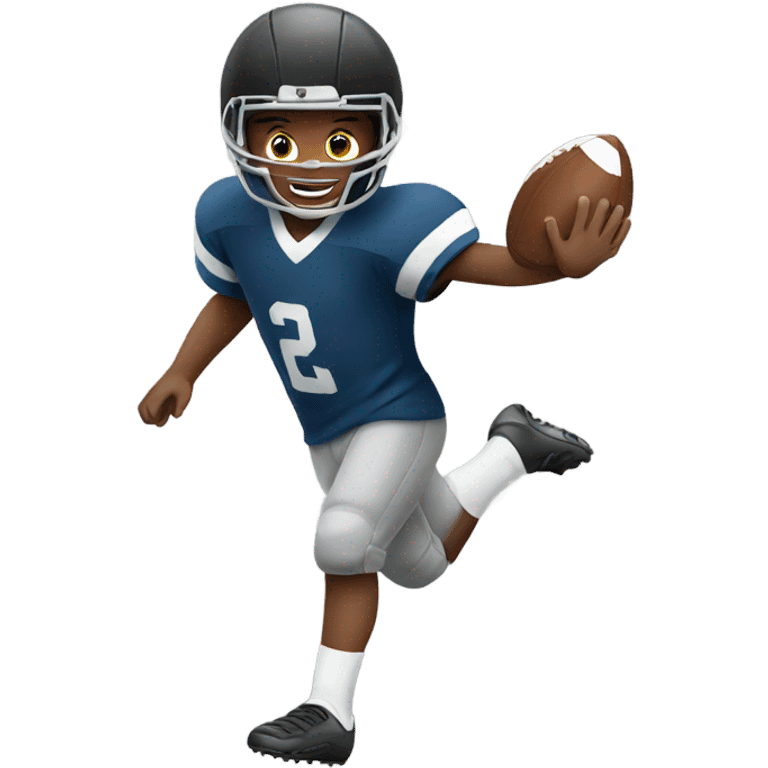 boy playing football emoji