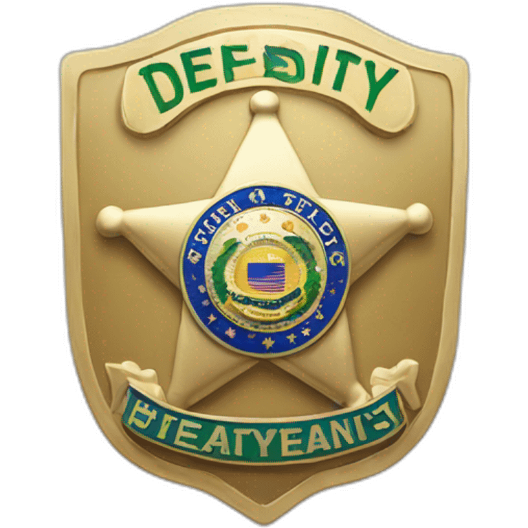 Deputy badge emoji