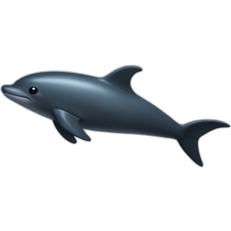 dolfin in dark mode emoji