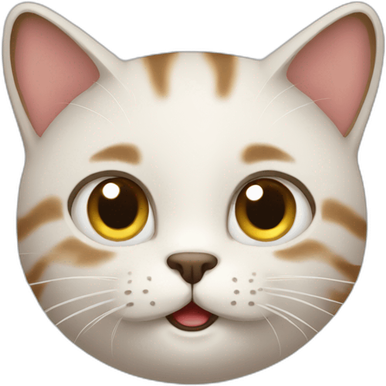 Funny cat emoji