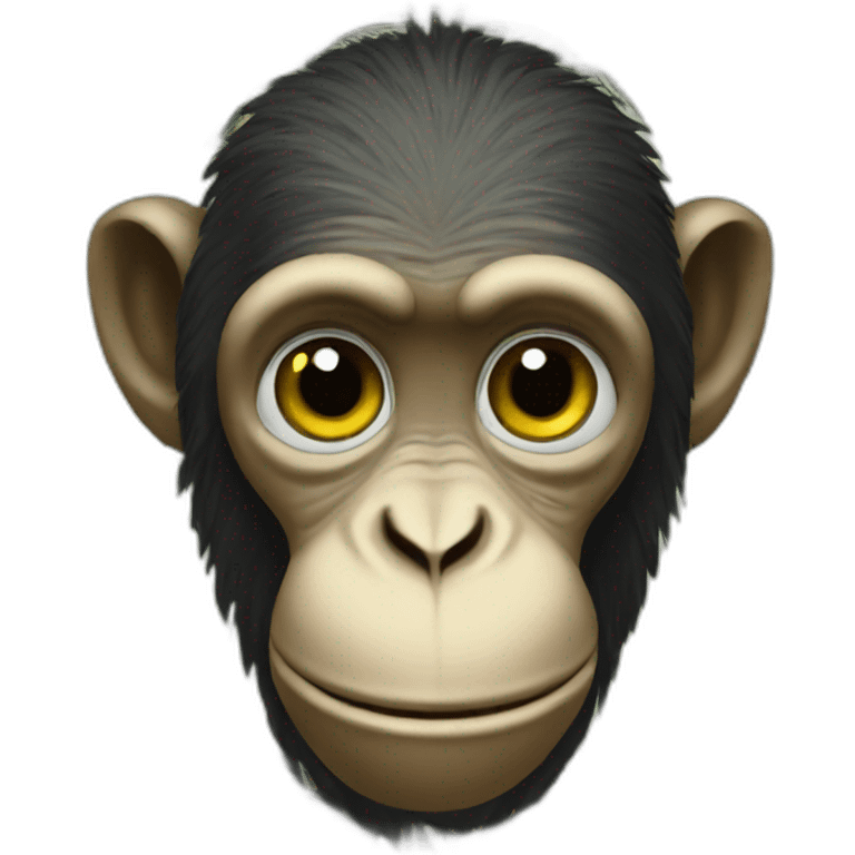 Monkey money emoji