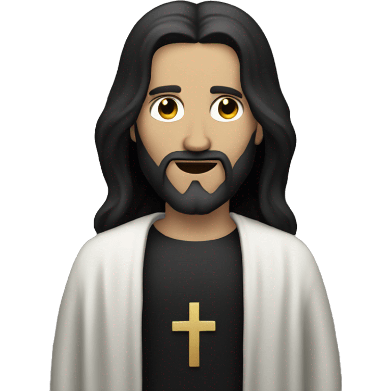 Goth Jesus emoji