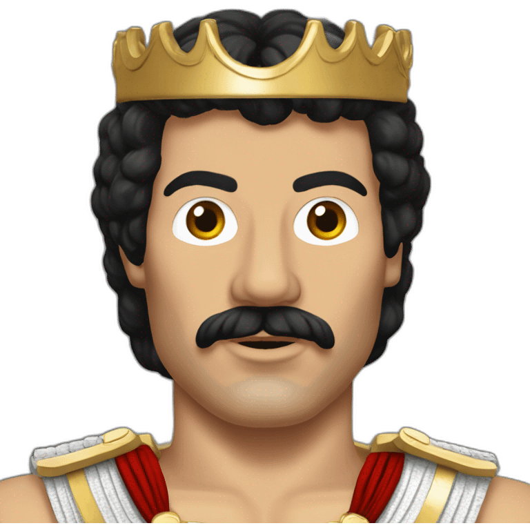 freddie mercury roman god emoji