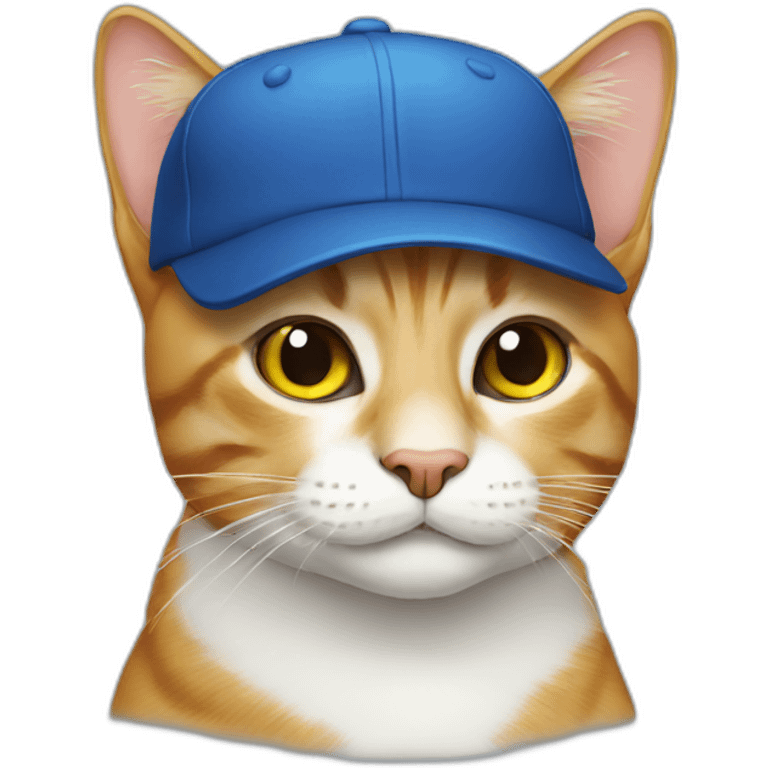 cat with cap emoji