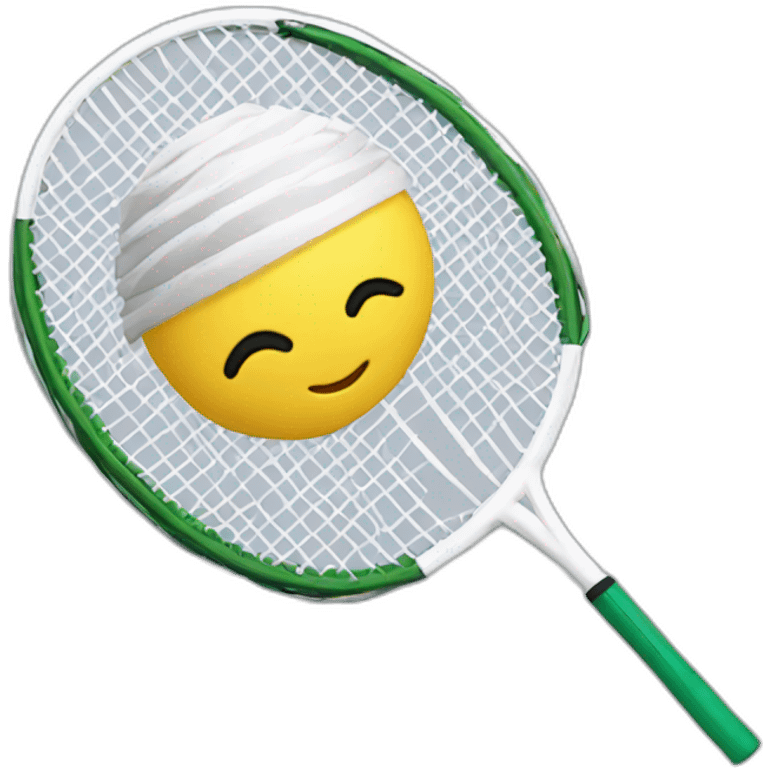 Volant de badminton emoji