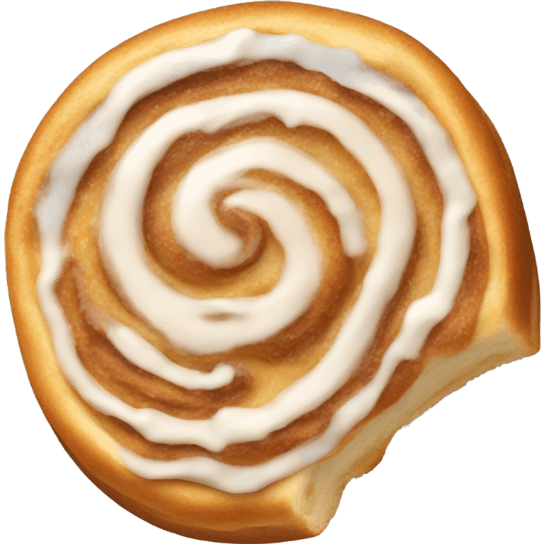 One Light colored cinnamon roll  emoji