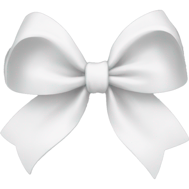 white bow emoji