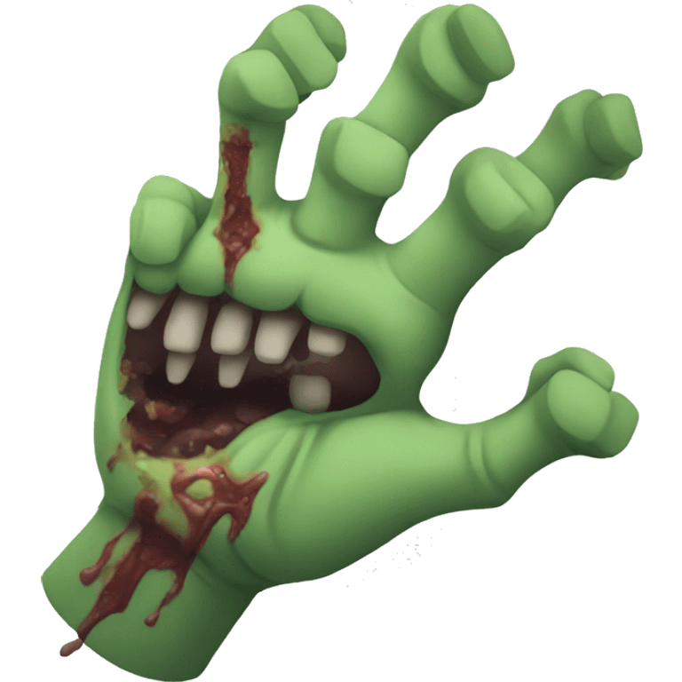 Zombie arm emoji