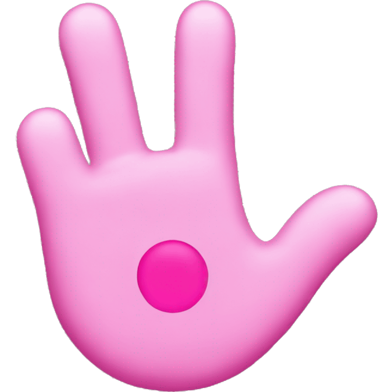 pink ok symbol emoji